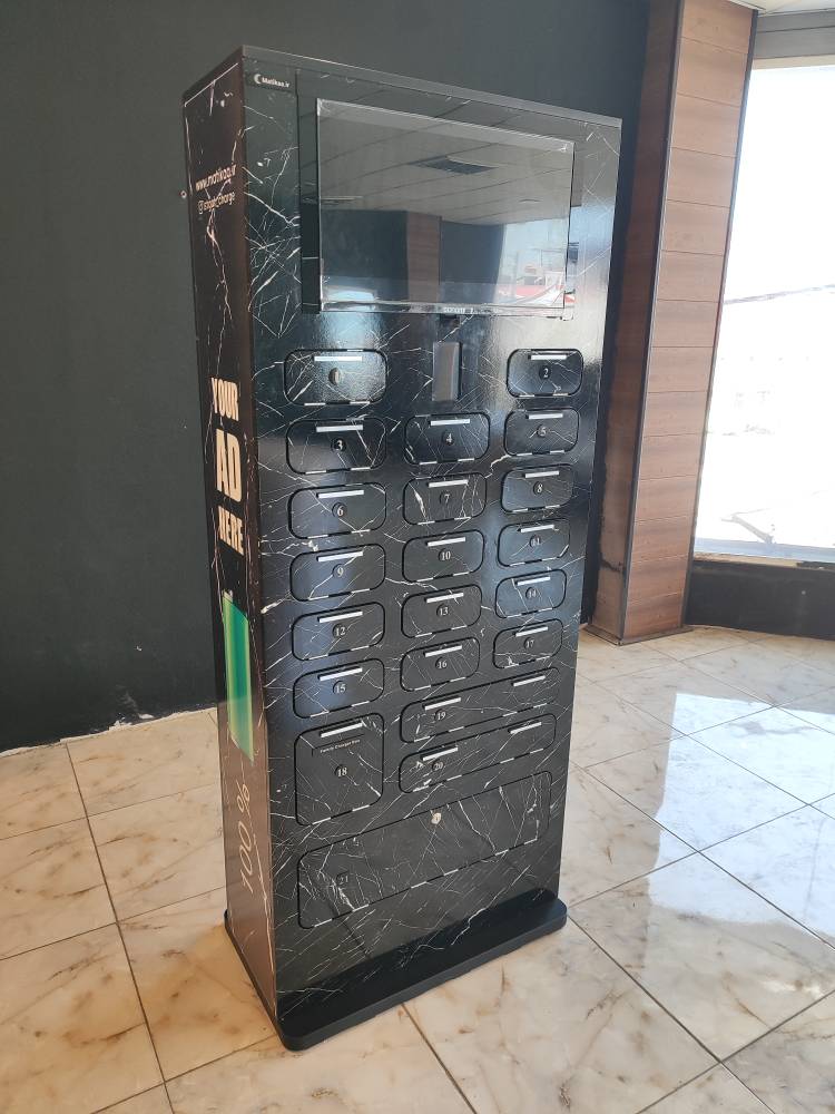    شارژرهای فست پاورباکس و پاورباکس هوشمند دارای استند و استند تلویزیون دار می باشند. ایستگاههای شارژر دارای قفل دیجیتالی و معمولی به همراه فست شارژ دارای شارژرهای BO و باکس های شارژر موبایل و تبلت هستند.  