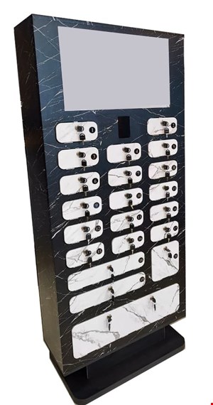 استند شارژر BO-5 مشکی طرح سنگ