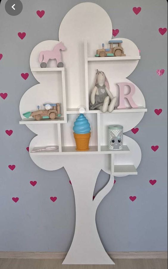   کتابخانه کودک طرح درختی ۳