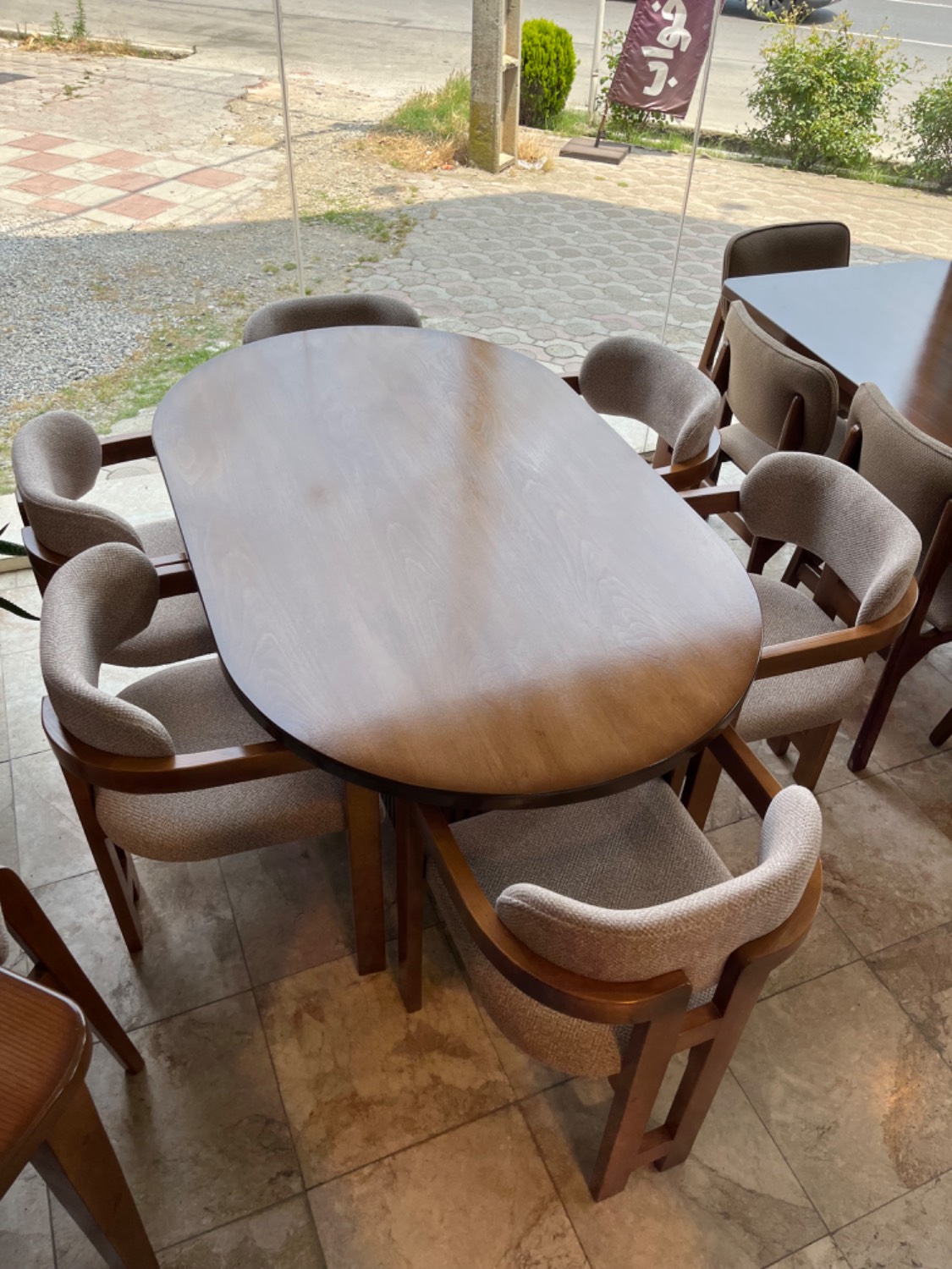  میز ناهارخوری مدل اچ ۶ نفره